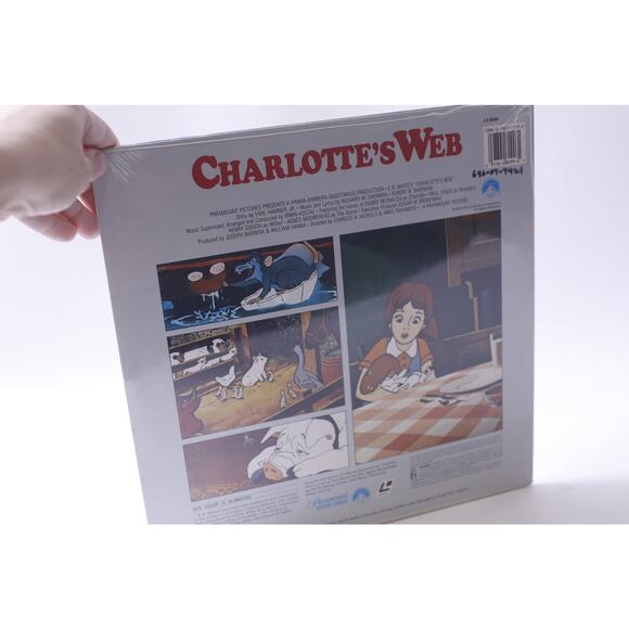 Charlottes Web, EB White, 1982, Sealed, Paramount, Extended Play, LaserDisc, Dig - Picture 2 of 3
